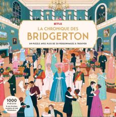 PUZZLE NETFLIX OFFICIEL - LA CHRONIQUE DES BRIDGERTON - PUZZLE 1000 PIECES AVEC PLUS DE 30 PERSONNAG - THAPP MANJIT