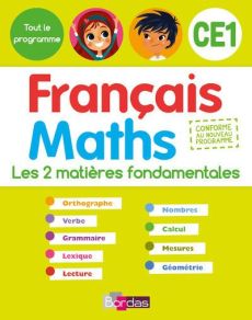 Français Maths CE1. Ouvrage d'entraînement, Edition 2016 - Grandcoin-Joly Ginette - Chaix Dominique - Gandon