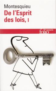 DE L'ESPRIT DES LOIS. Tome 1 - MONTESQUIEU