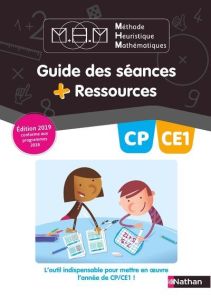 Méthode heuristique mathématiques CP-CE1. Guide des séances + Ressources, Edition 2019 - Pinel Nicolas