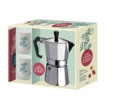 Moka Dolce Vita, caffè & biscotti, le vrai goût de l'Italie ! Coffret avec 1 cafetière italienne, 2 - COLLECTIF