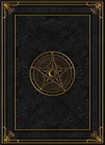 Grimoire Vierge Pentacle Lunaire noir - COLLECTIF