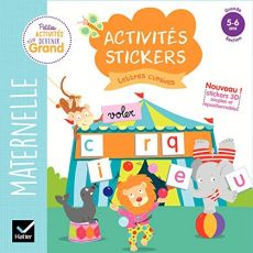 Activités stickers lettres cursives. Maternelle Grande Section 5-6 ans - VAN TILBEURGH M-H.