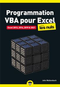 Programmation VBA pour Excel pour les Nuls - Walkenbach John