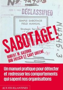 Sabotage ! - Galford Robert - Frisch Bob - Greene Cary - Hessle