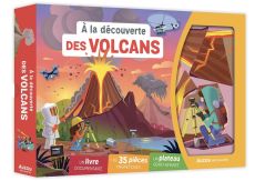 A la découverte des volcans. Coffret avec 1 livre documentaire, + de 35 pièces magnétiques et + plat - Francescon Nicolas - David Patrick