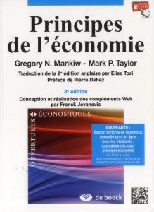 Principes de l'économie. 3e édition - Mankiw Gregory - Taylor Mark P.