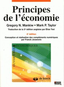 Principes de l'économie. 4e édition - Mankiw Gregory - Taylor Mark P. - Tosi Elise - Jov