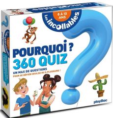 BOITE QUIZ - INCOLLABLES POURQUOI ? - PLAYBAC EDITIONS