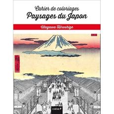 Cahier de coloriages paysages du Japon - Utagawa Hiroshige