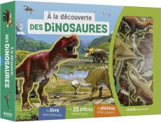 A la découverte des dinosaures. Un livre documentaire, + de 30 pièces magnétiques, un plateau géant - Ousset Emmanuelle