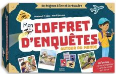 MES PREMIERES ENQUETES - MON COFFRET D'ENQUETES AUTOUR DU MONDE - 20 ENIGMES A LIRE ET A RESOUDRE - TREDEZ EMMANUEL