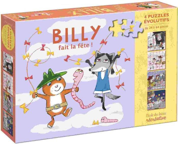 Emprunter BILLY FAIT LA FETE - 4 PUZZLES EVOLUTIFS livre