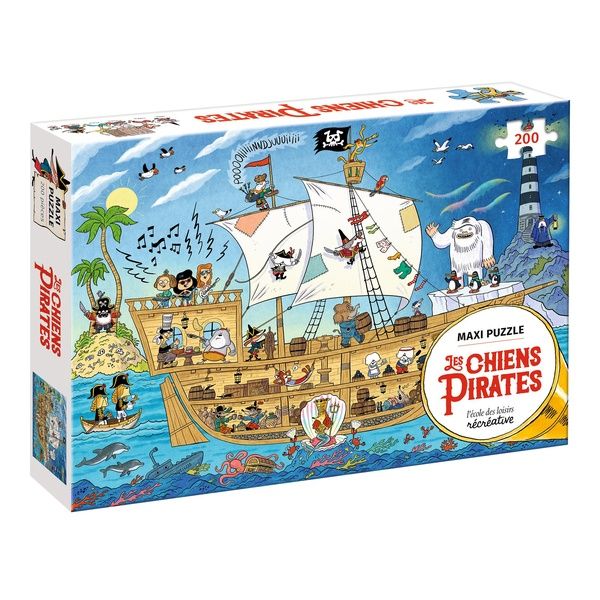 Emprunter MAXI PUZZLE LES CHIENS PIRATES (200 PIECES) livre