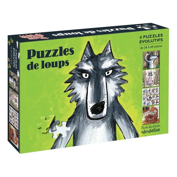 Emprunter 4 PUZZLES EVOLUTIFS LOUP livre