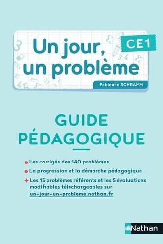 Emprunter Un jour, un problème CE1. Guide pédagogique + Cahier de l'élève, Edition 2022 livre