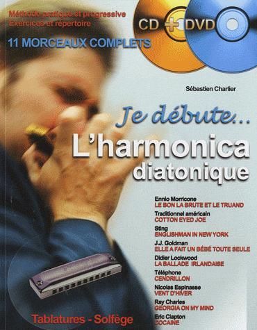 Emprunter L'harmonica diatonique. Avec 1 DVD + 1 CD AUDIO livre