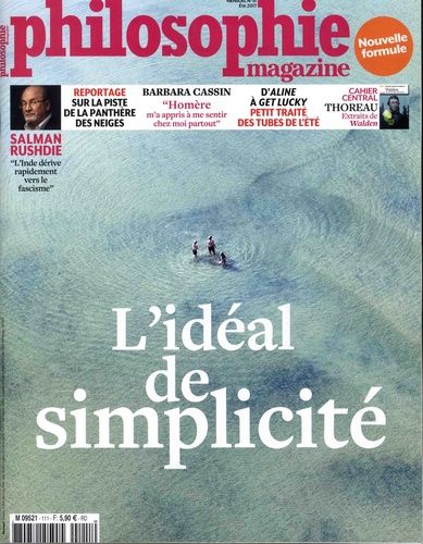 Emprunter Philosophie Magazine N° 111, été 2017 : L'idéal de simplicité livre