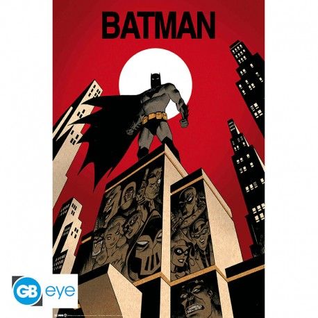 Emprunter DC comics - Poster maxi roulé 91,5 x 61 cm : Batman livre