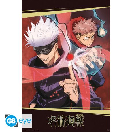 Emprunter Jujutsu Kaisen - Poster maxi roulé 91,5 x 61 cm : Itadori & Gojo livre