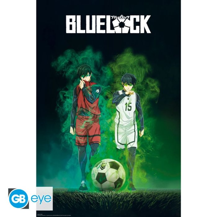 Emprunter Blue Lock - Poster maxi roulé filmé 91,5 x 61 cm : Isagi vs. Rin livre