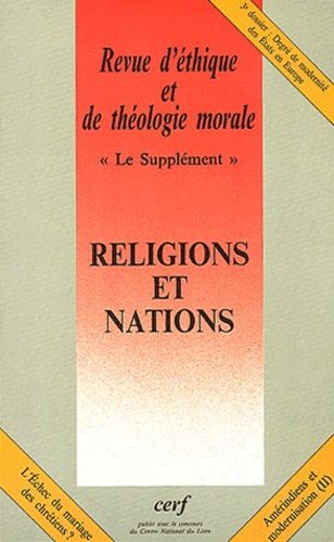 Emprunter Revue d'éthique et de théologie morale N° 228, mars 2004 : Religions et Nations livre