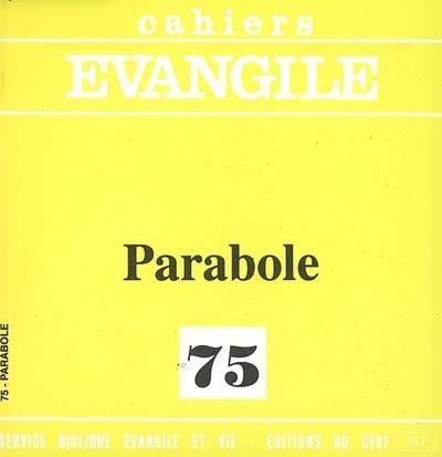 Emprunter Cahiers Evangile N° 75 : Parabole livre