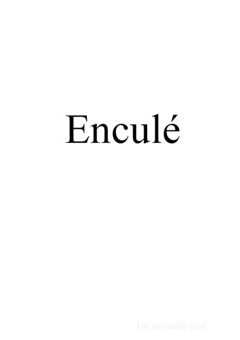 Emprunter ENCULE livre