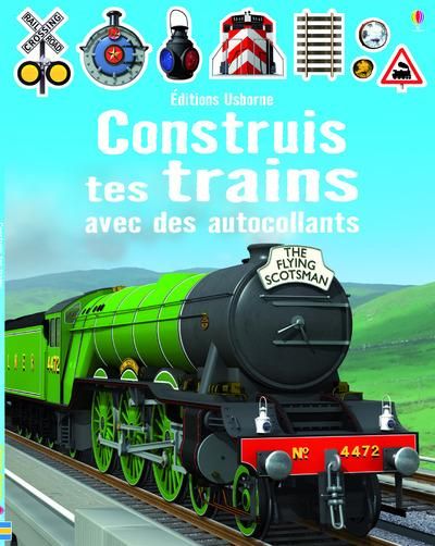 Emprunter Construis tes trains avec des autocollants livre