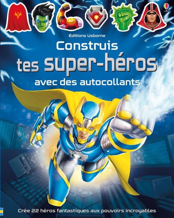 Emprunter Construis tes super-héros avec des autocollants livre