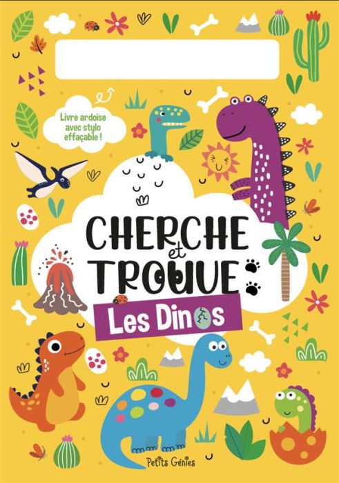 Emprunter Cherche et trouve Les dinos. Avec un feutre effaçable livre