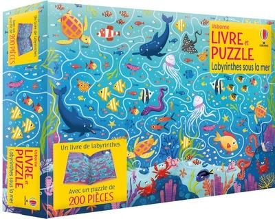 Emprunter Labyrinthes sous la mer. Un livre de labyrinthes et 1 puzzle de 200 pièces livre