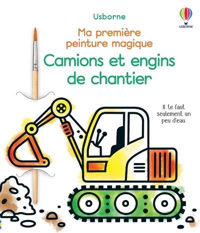 Emprunter Camions et engins de chantier. Avec un pinceau livre