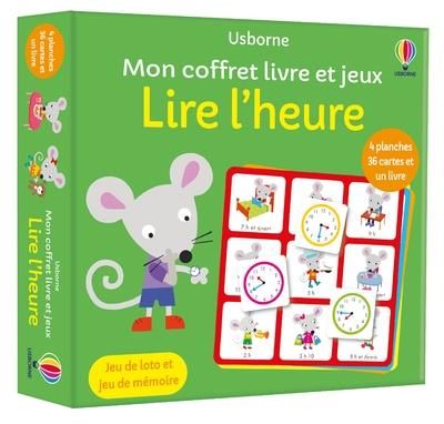 Emprunter Lire l'heure. Avec 4 planches, 36 cartes et un livre livre