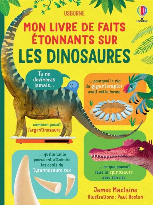 Emprunter Mon livre de faits étonnants sur les dinosaures livre