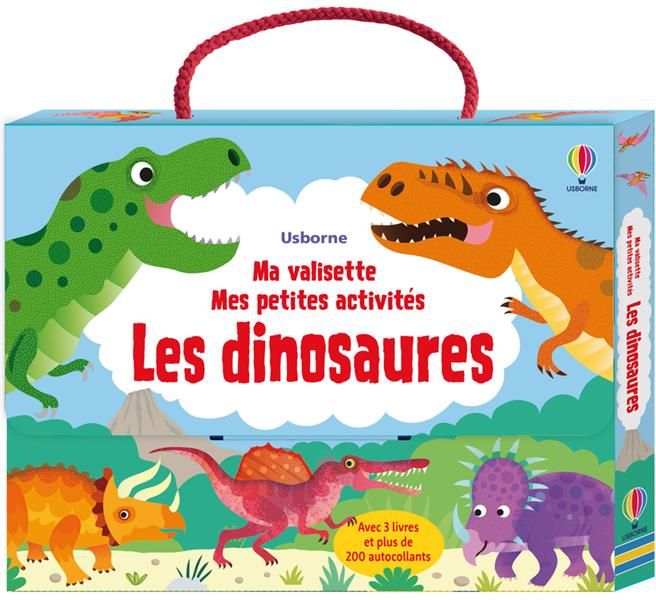 Emprunter Les dinosaures. Ma valisette. Mes petites activités. Avec 3 livres et plus de 200 autocollants livre