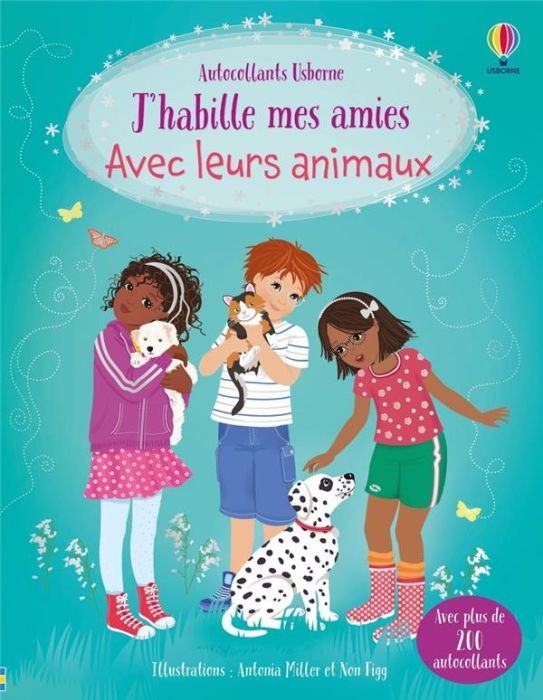 Emprunter Avec leurs animaux. Avec plus de 200 autocollants livre