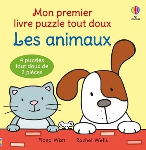 Emprunter Les animaux. 4 puzzles tout doux de 2 pièces livre