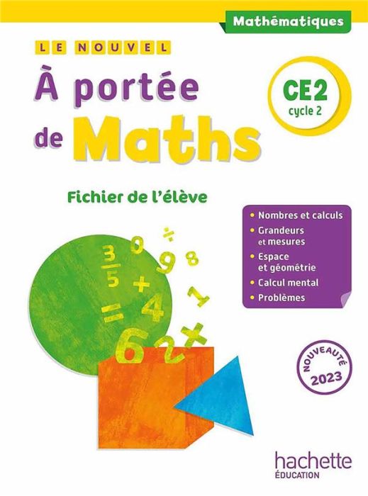 Emprunter Le nouvel A portée de maths CE2 cycle 2. Fichier de l'élève livre