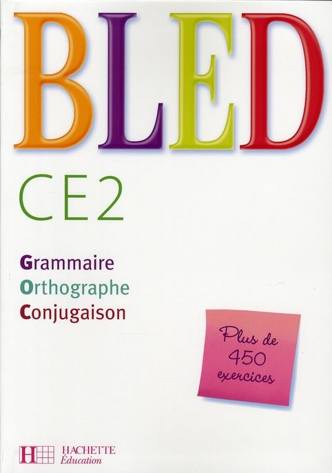 Emprunter Bled CE2. Grammaire, Orthographe, Conjugaison livre