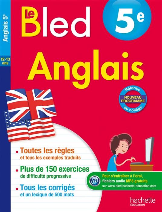 Emprunter Anglais 5e Le Bled. Edition 2016 livre