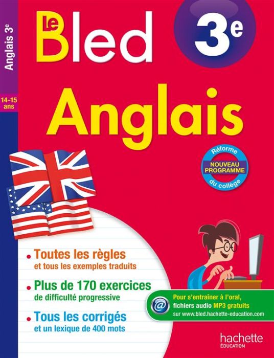 Emprunter Anglais 3e Le Bled. Edition 2016 livre