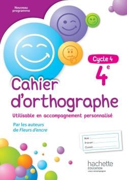 Emprunter Cahier d'orthographe 4e livre