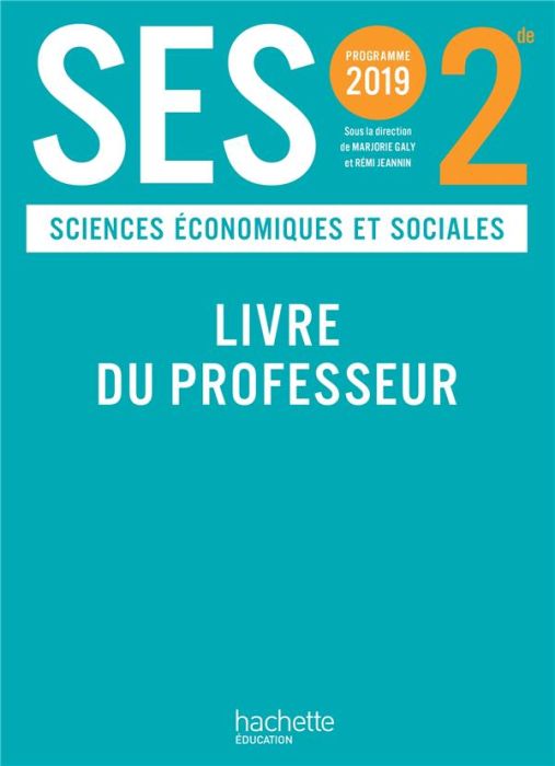 Emprunter Sciences économiques et sociales 2de. Livre du professeur, Edition 2019 livre