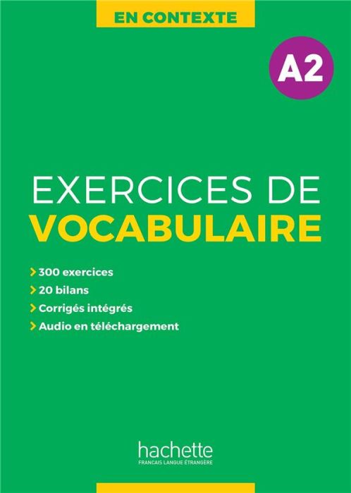 Emprunter En contexte A2. Exercices de vocabulaire livre