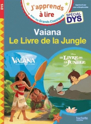 Emprunter Vaiana %3B Le livre de la jungle [ADAPTE AUX DYS livre