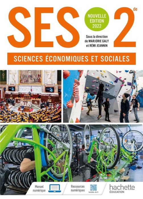 Emprunter Sciences économiques et sociales 2de. Edition 2022 livre