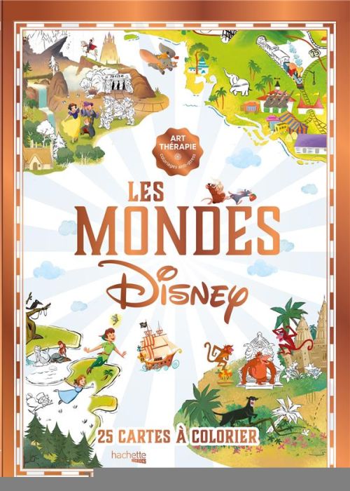 Emprunter Les mondes Disney. 25 coloriages anti-stress livre