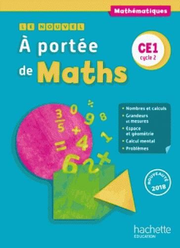 Emprunter Mathématiques CE1 cycle 2 Le Nouvel A portée de maths. Edition 2018 livre