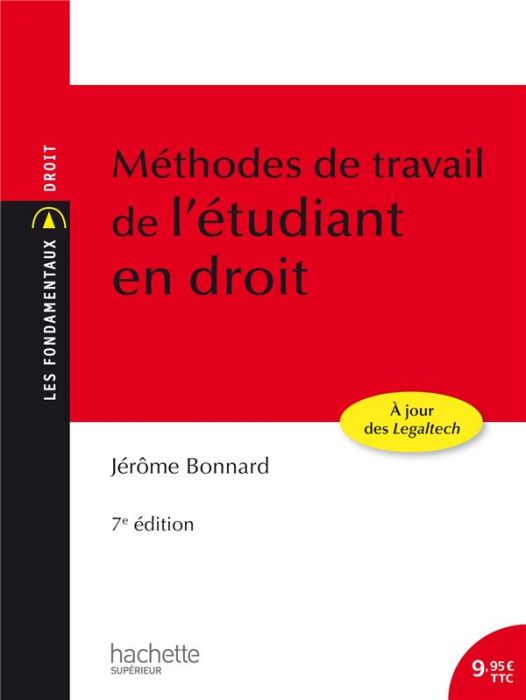 Emprunter Méthodes de travail de l'étudiant en droit. 7e édition livre